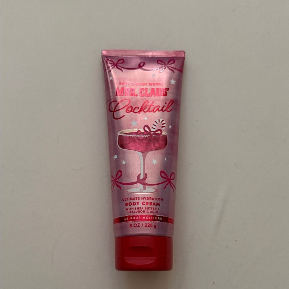 Bath & Body Works Pink Mrs. Claus' Cocktail Body Cream